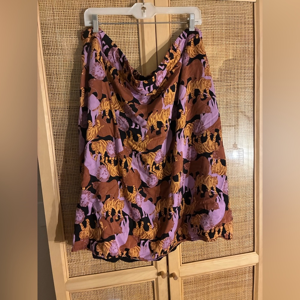 Modcloth Vibrant Animal Print Skirt